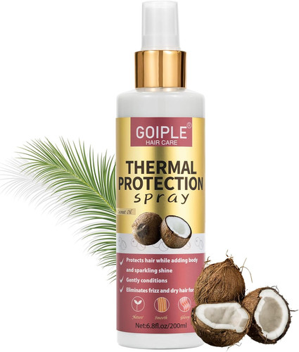 Heat protectant spray for hair - heat,