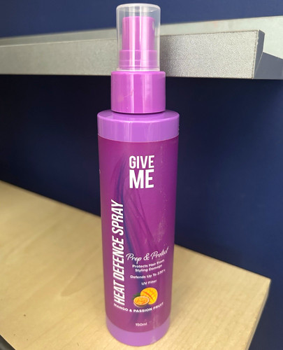 Give heat defence - me, spray